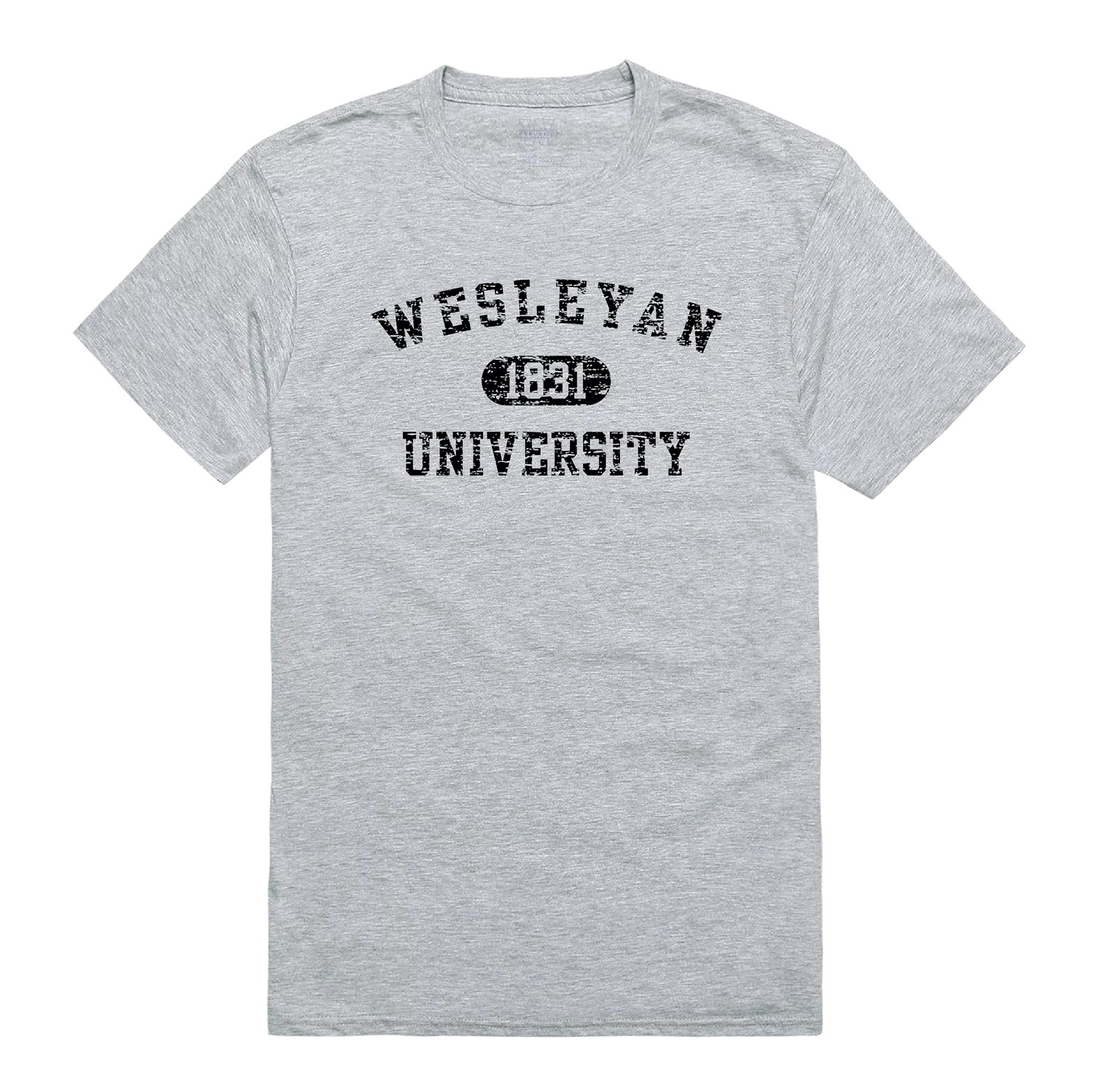 Wesleyan University Cardinals NCAA Distressed Arch College Tee T Shirt