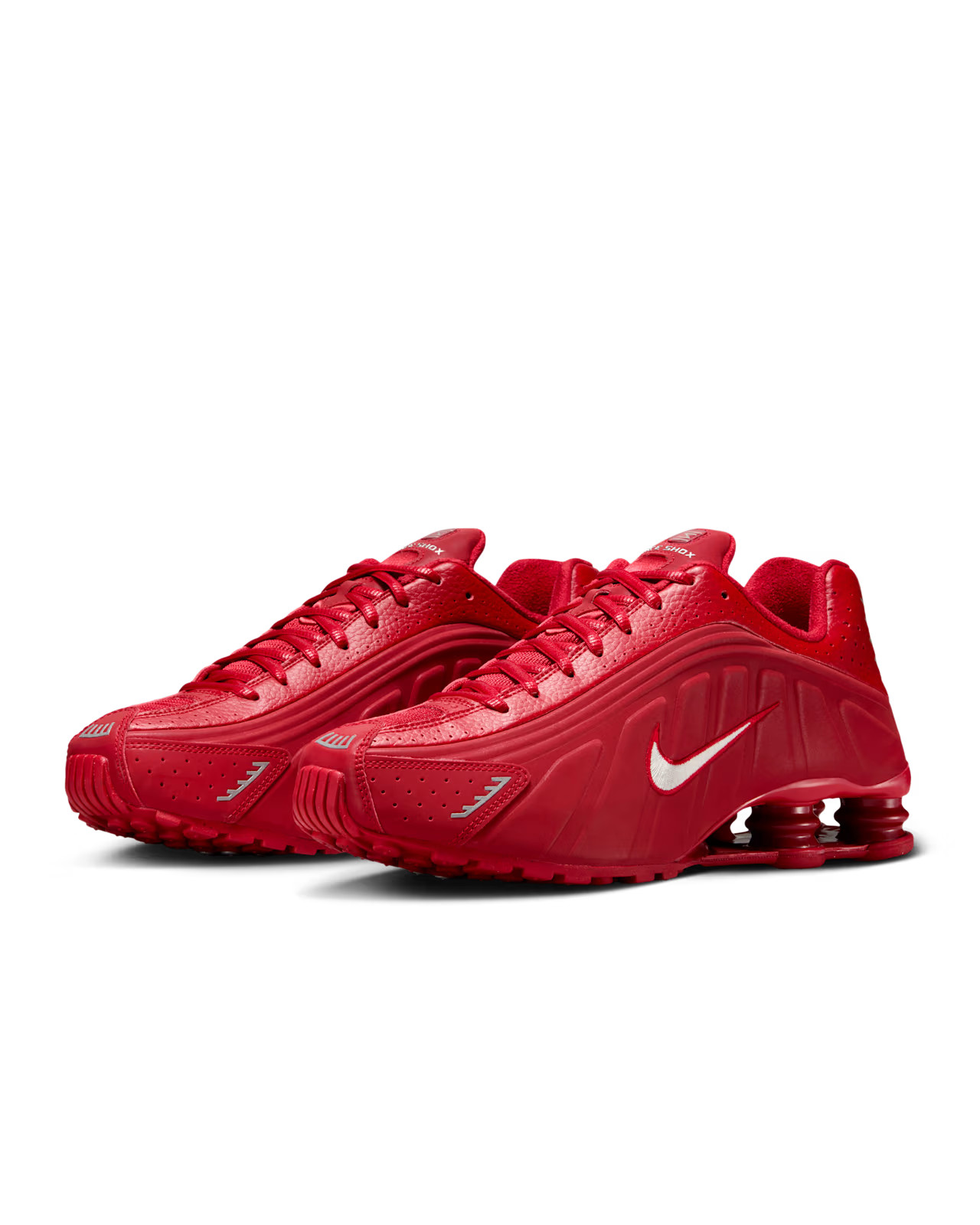 IQ0608-687 Nike Shox R4 Gym Red Metallic Silver (Men’s)