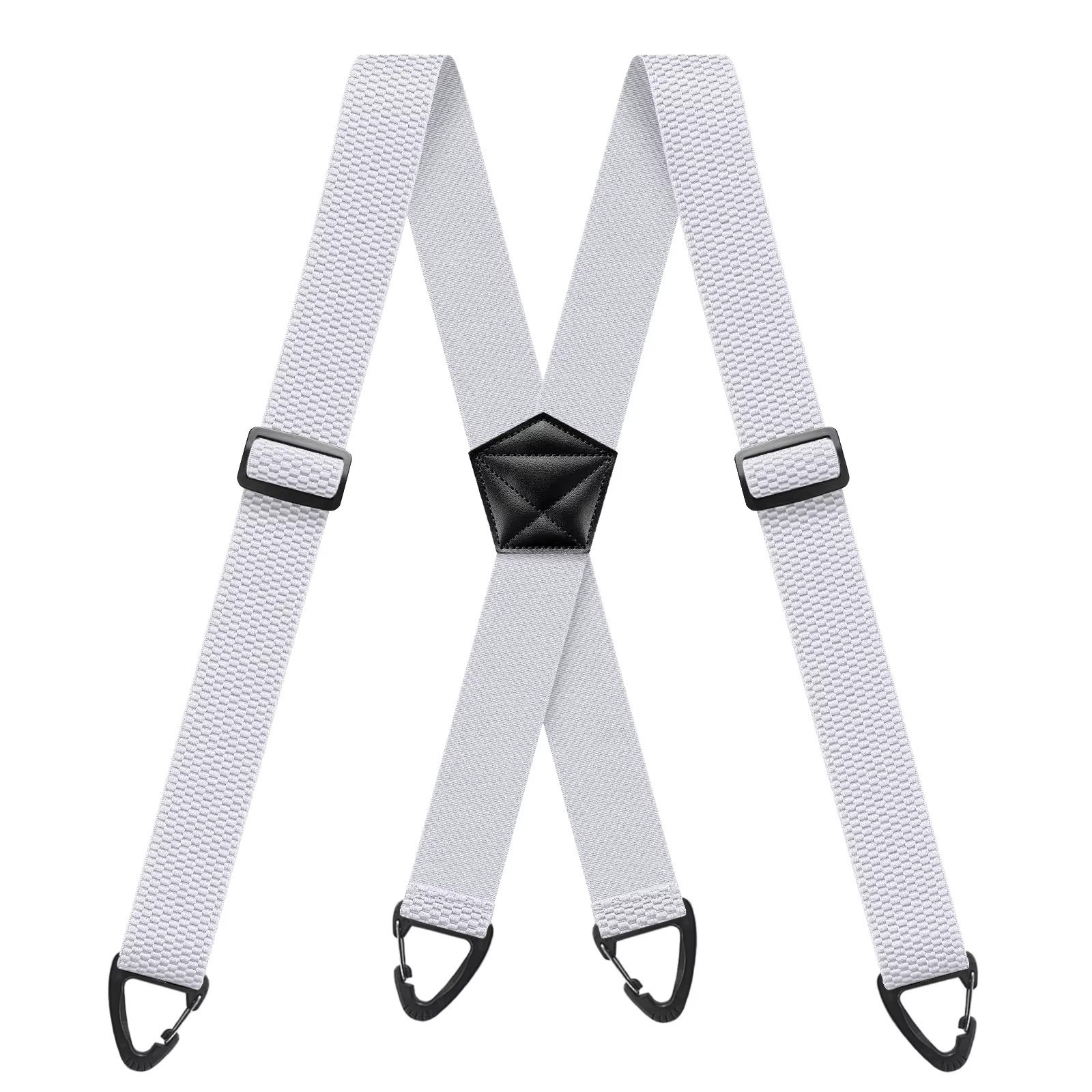 Suspenders for Men Heavy Duty, X Shape Back Hidden Suspender 1.5″ Under Clothing
