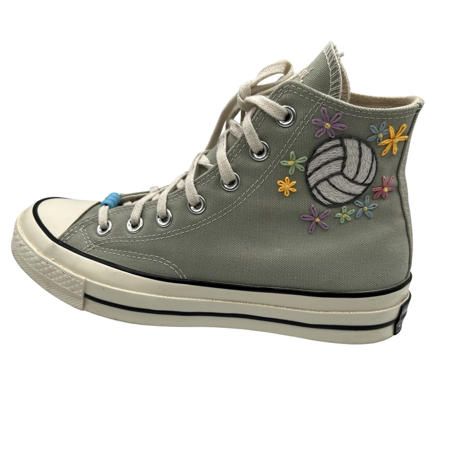 Converse Chuck Taylor All Star Size US M6 / W8 Embroidered Sage High Top Sneaker