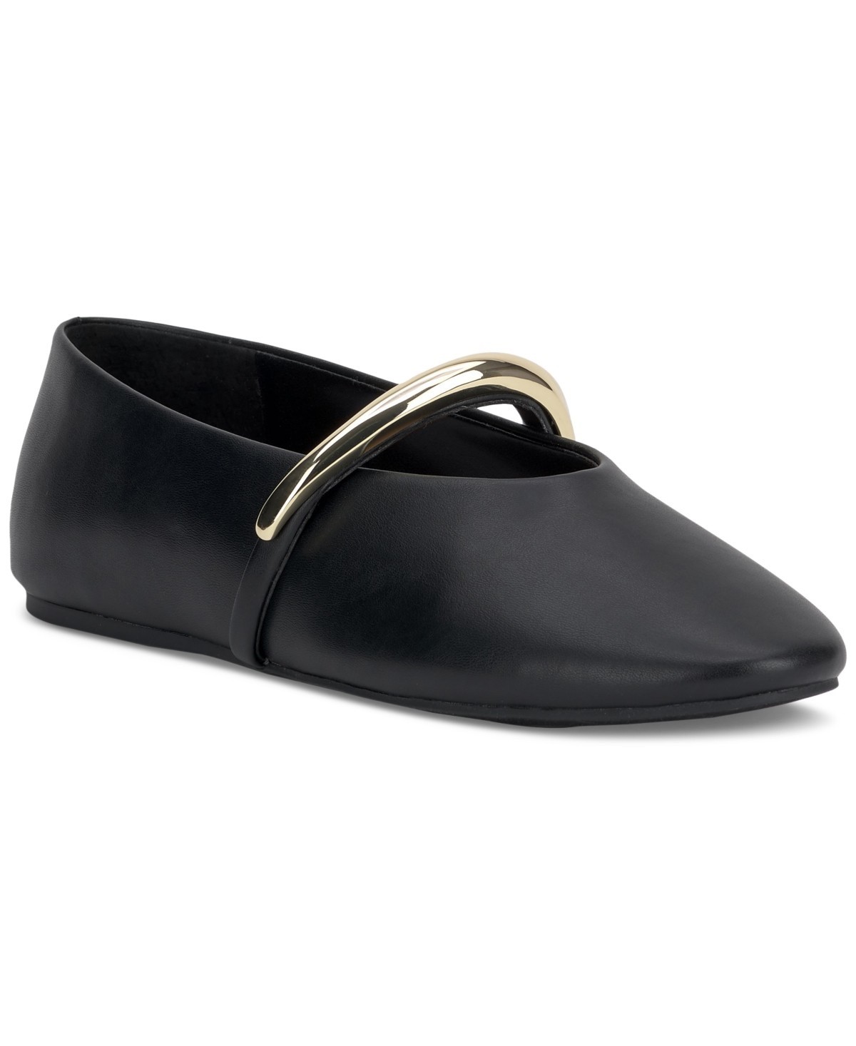 I.n.c. International Concepts Women’s Rahmi Mary Jane Flats Black Smooth
