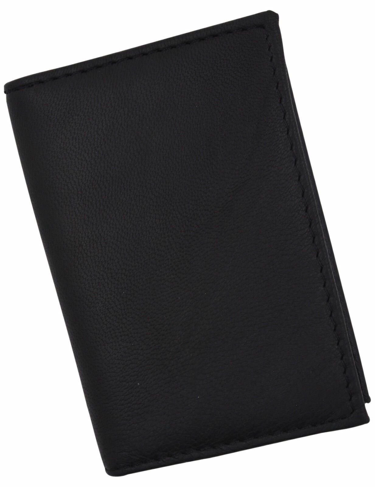 Bifold Leather Small Credit Card & ID Holder Slim Design Mini Men’s Wallet