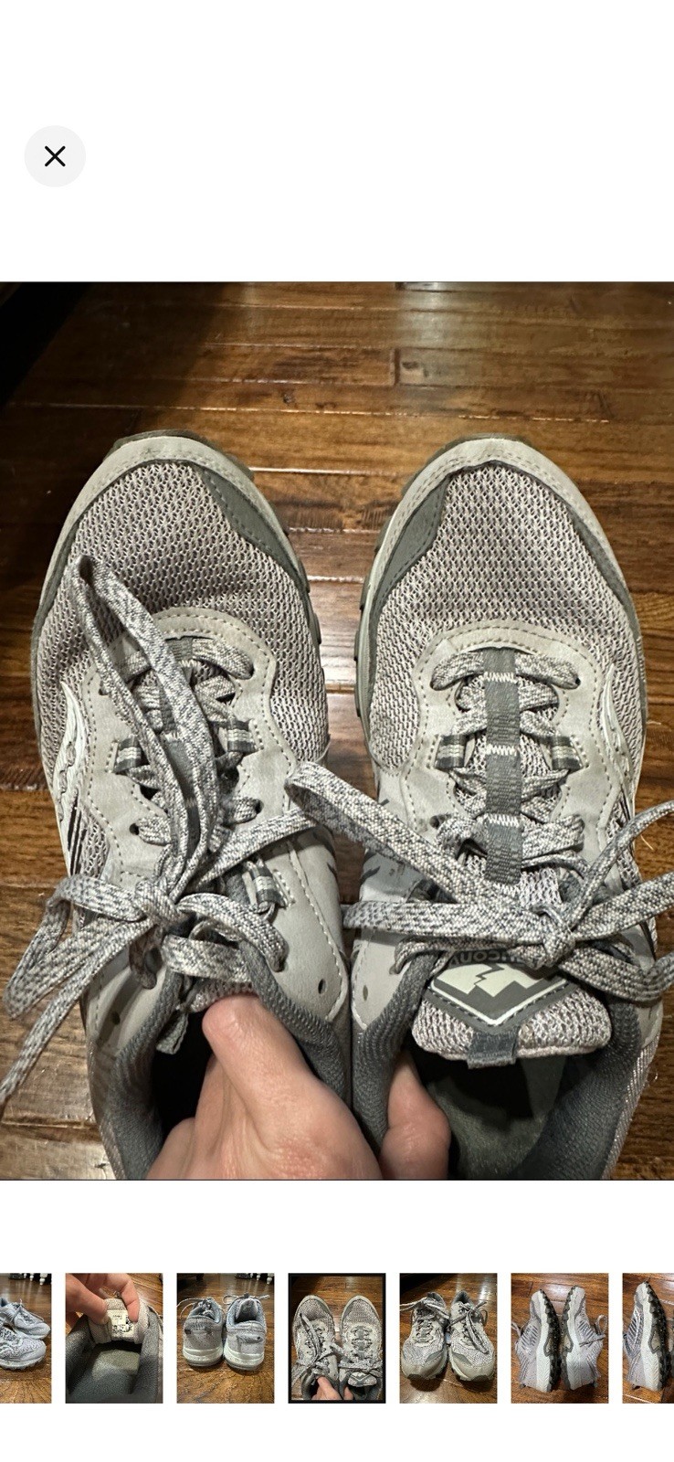 Saucony Women’s Excursion TR15 trail running shoes size 9W Gray