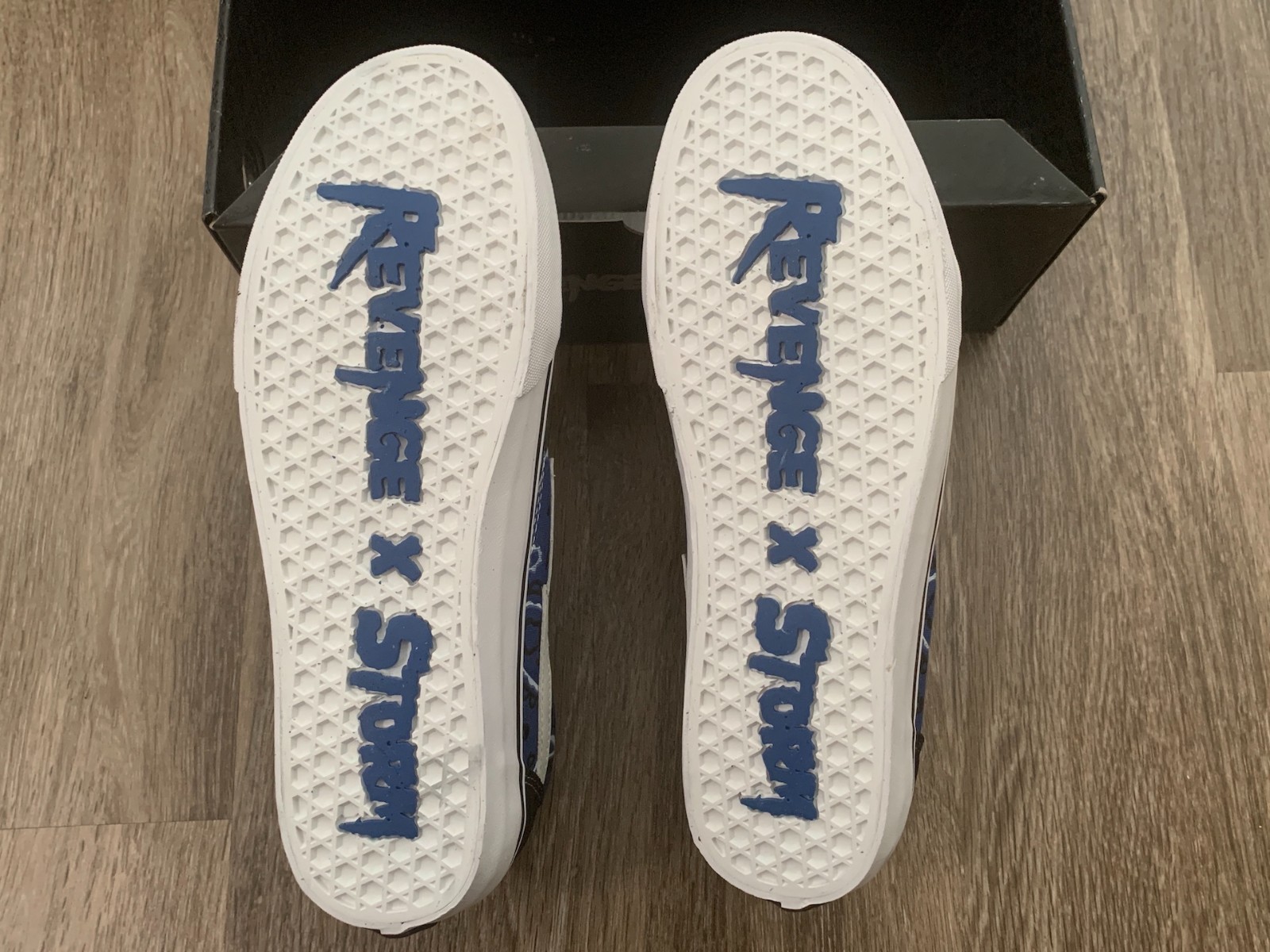 100% Authentic Revenge x Storm Vans Original Classic Rag Blue Multiple Sizes
