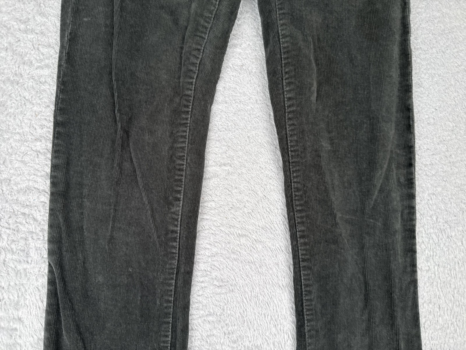 Patagonia Pants Womens 25 Gray Corduroy Straight Leg Organic Cotton
