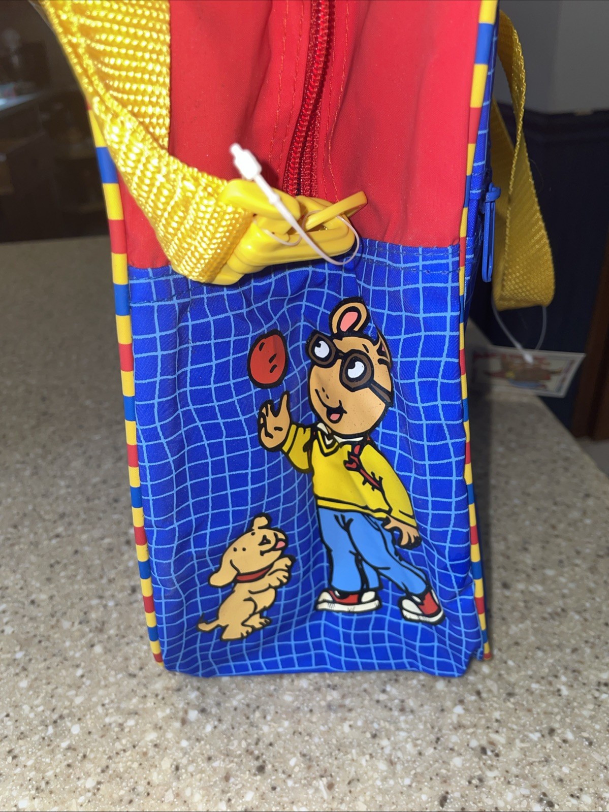 Vintage 1998 PBS Arthur Marc Brown 13” Travel Tote Duffle Bag New