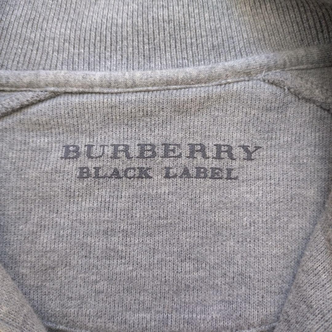 BURBERRY BLACK LABEL Gray Zip-Up Jacket with Side Pockets Men’s w/ Side Pockets