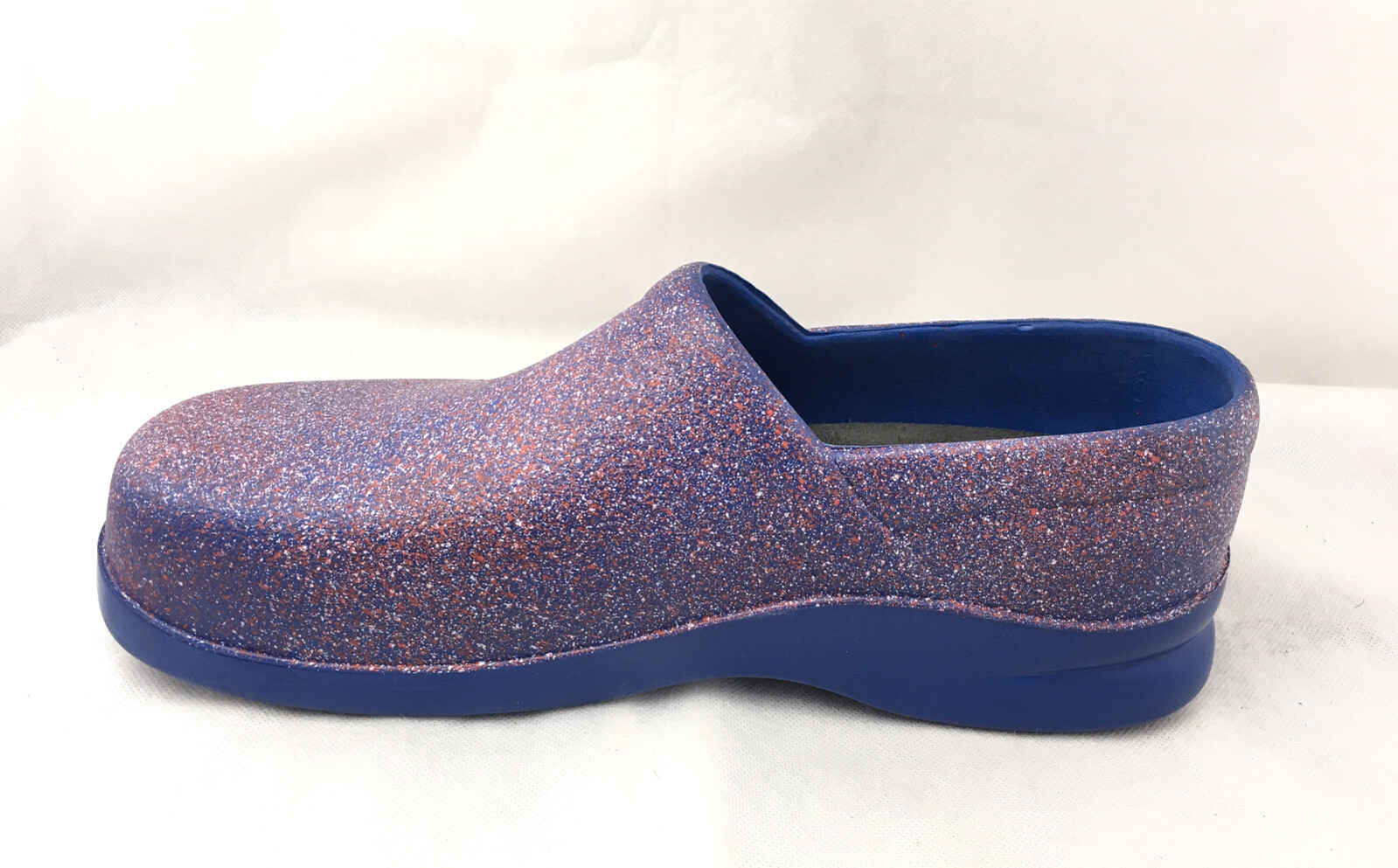 Klogs Womens Size 13 M Paint Splash Clogs Comfort Red Blue White Slip Resistant