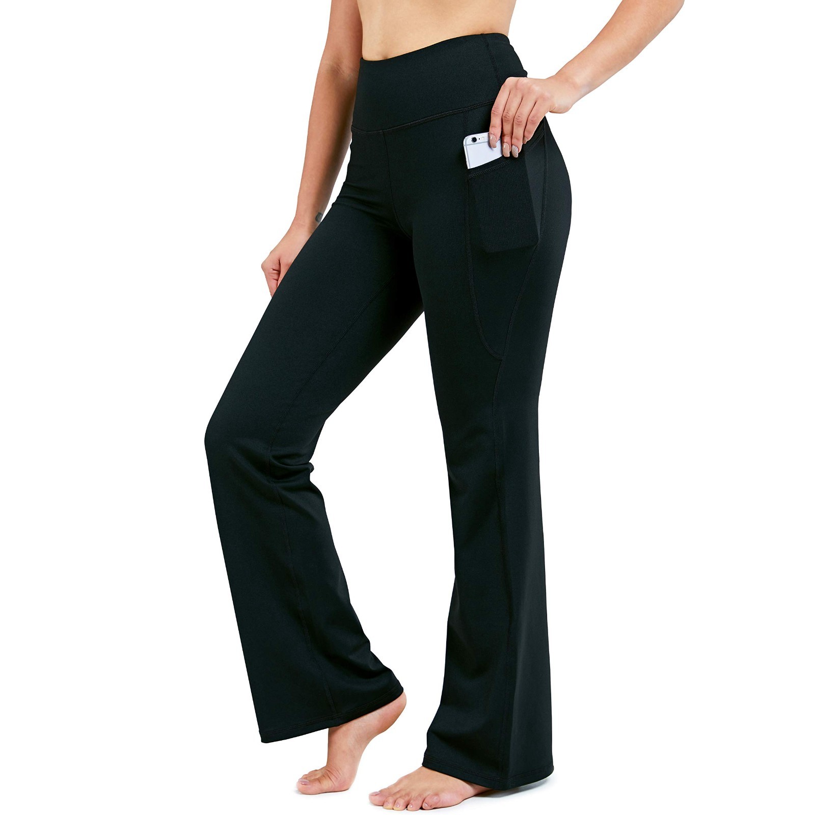 28″/30″/32″/34″ Inseam Women’s Bootcut Yoga Pants Long Bootleg High-Waisted Flar