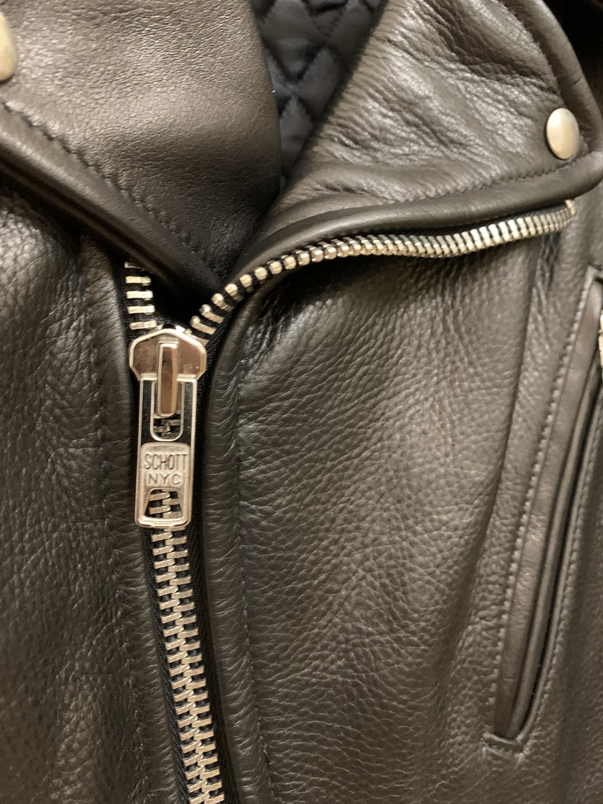 Schott Perfecto 519 Leather Jacket Size Medium
