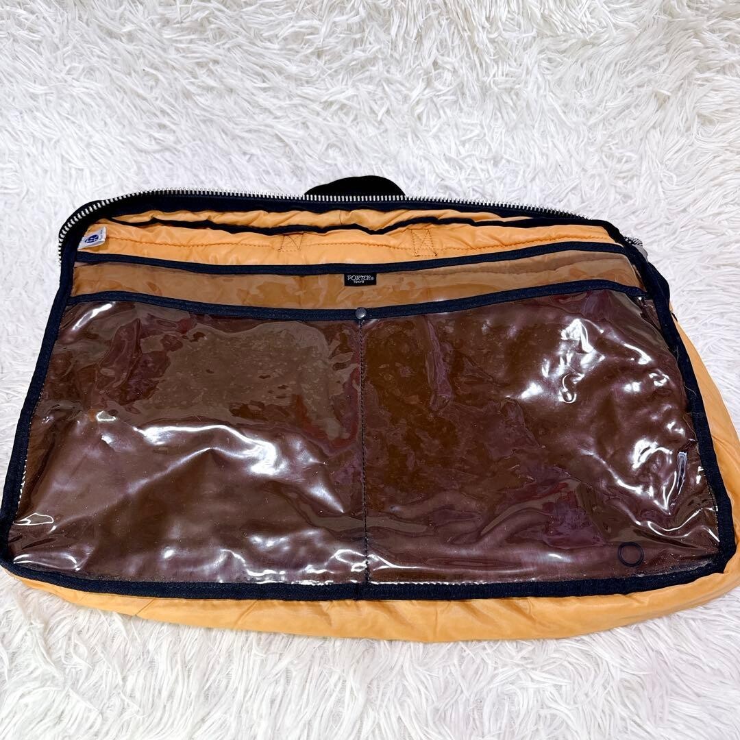 PORTER Tanker XL Black Nylon Briefcase Business Bag A4 Japanese Auth