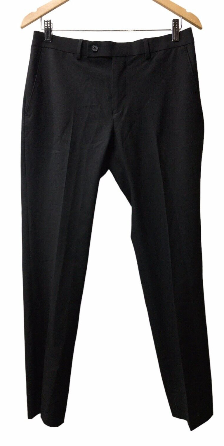 DKNY Men’s Modern Fit Long Pants High Performance Suit Top Black Size 30Wx29L
