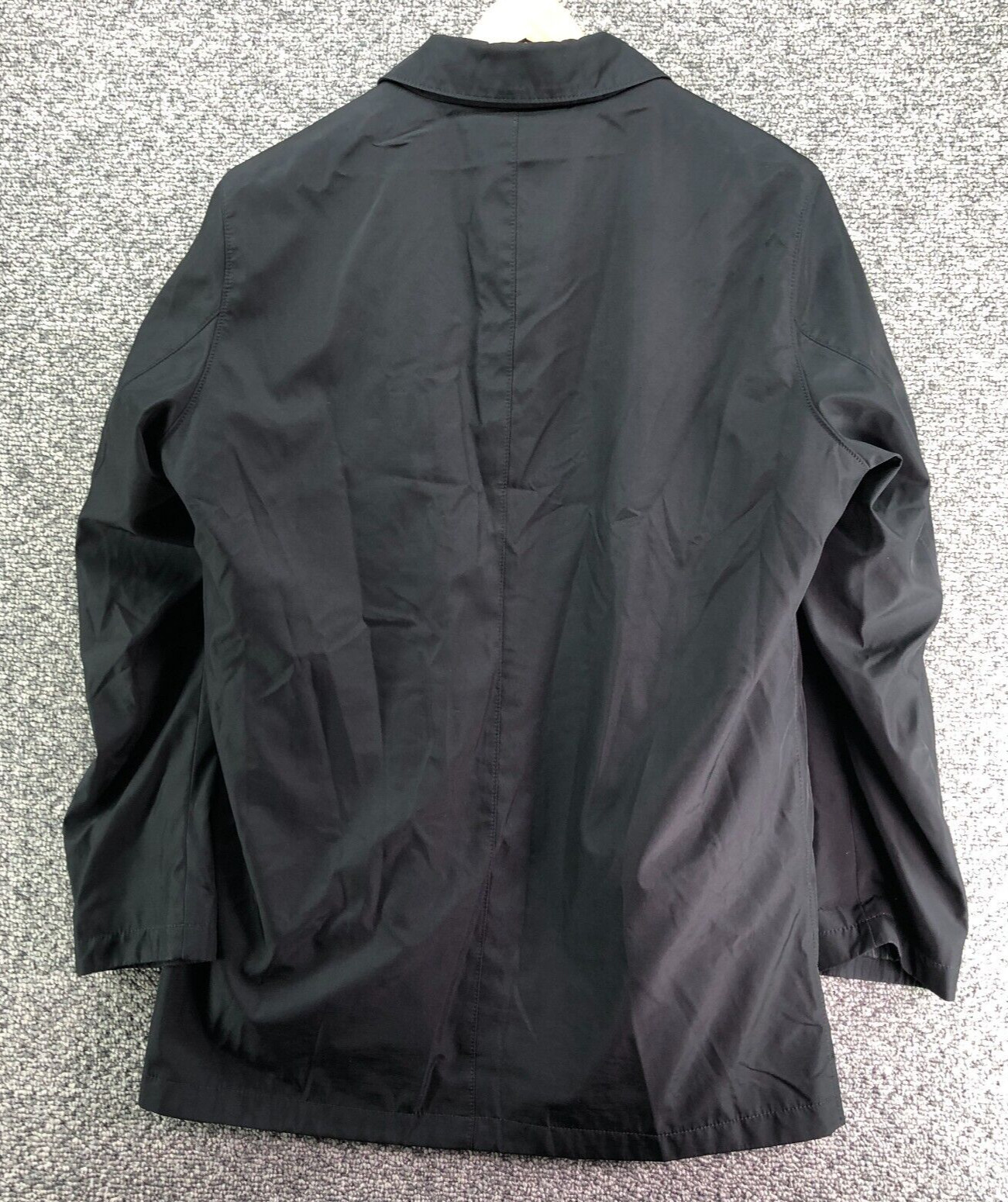 Strellson Jacket Black Mens Sz XL Removable Lining Full Zip Water Resistant