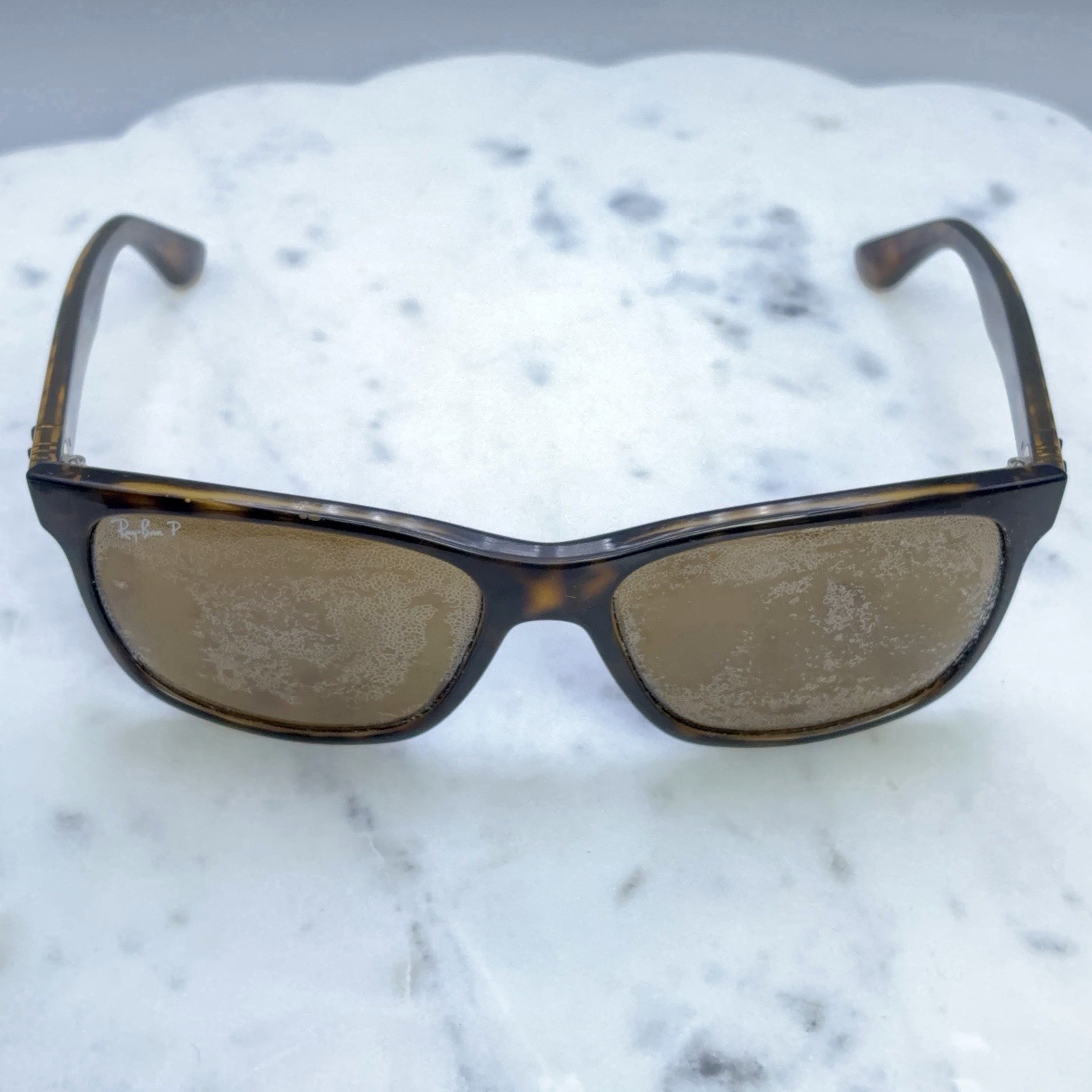 Ray Ban RB 4181 710/83 Polished Light Havana Sunglasses Frames Only Italy 57-16