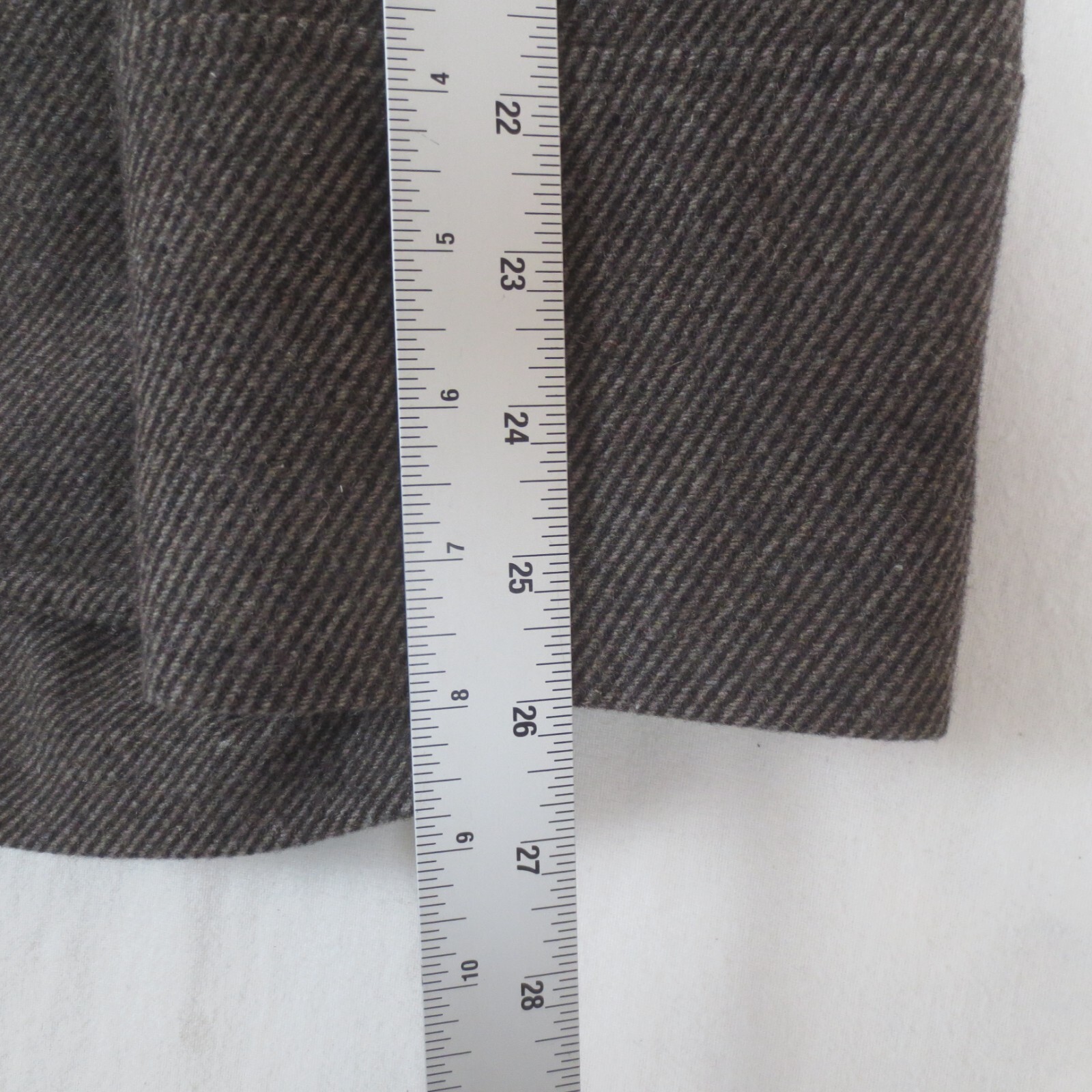 Jos A Bank Reserve Overcoat Mens Large L Brown Tweed Wool Blend Removable Liner