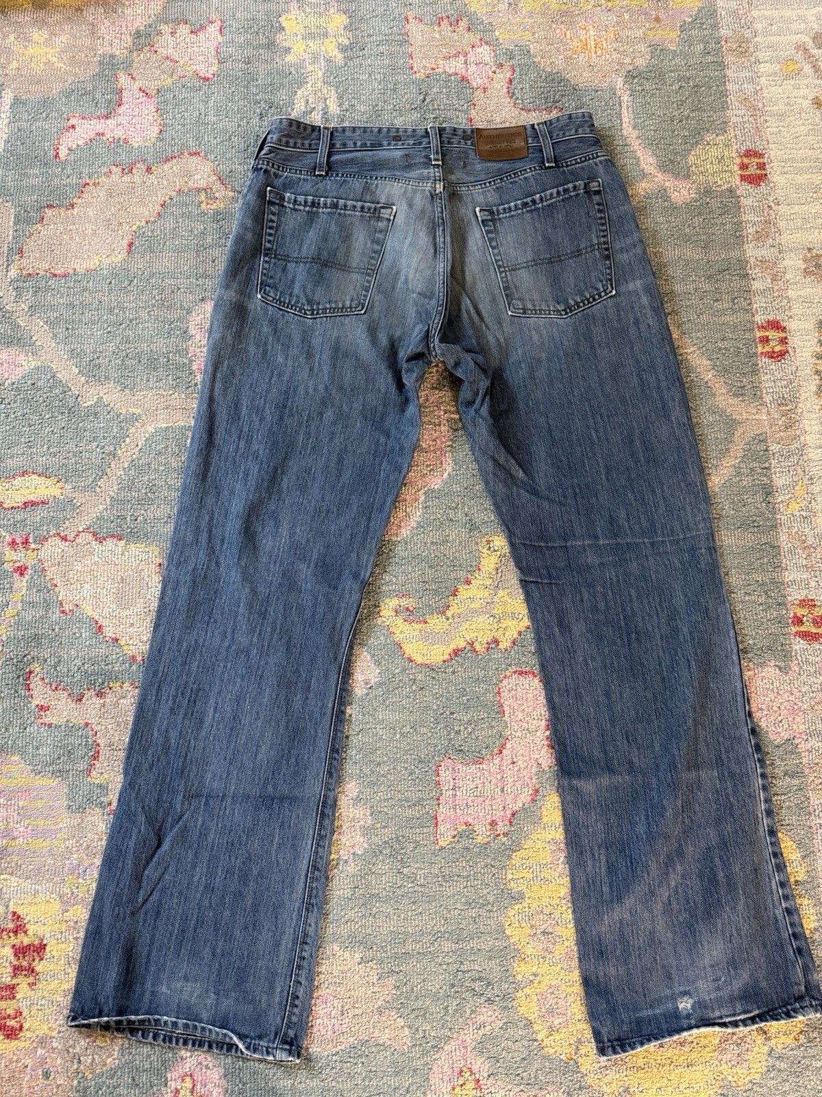 Levi’s Authentics Signature Copper Riveted Men’s Y2K Low Boot Jeans Medium 36×34