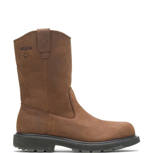 WOLVERINE MENS DD WORK WELLINGTON INDUSTRIAL AND CONSTRUCTION BOOTS – SIZE 11 XW