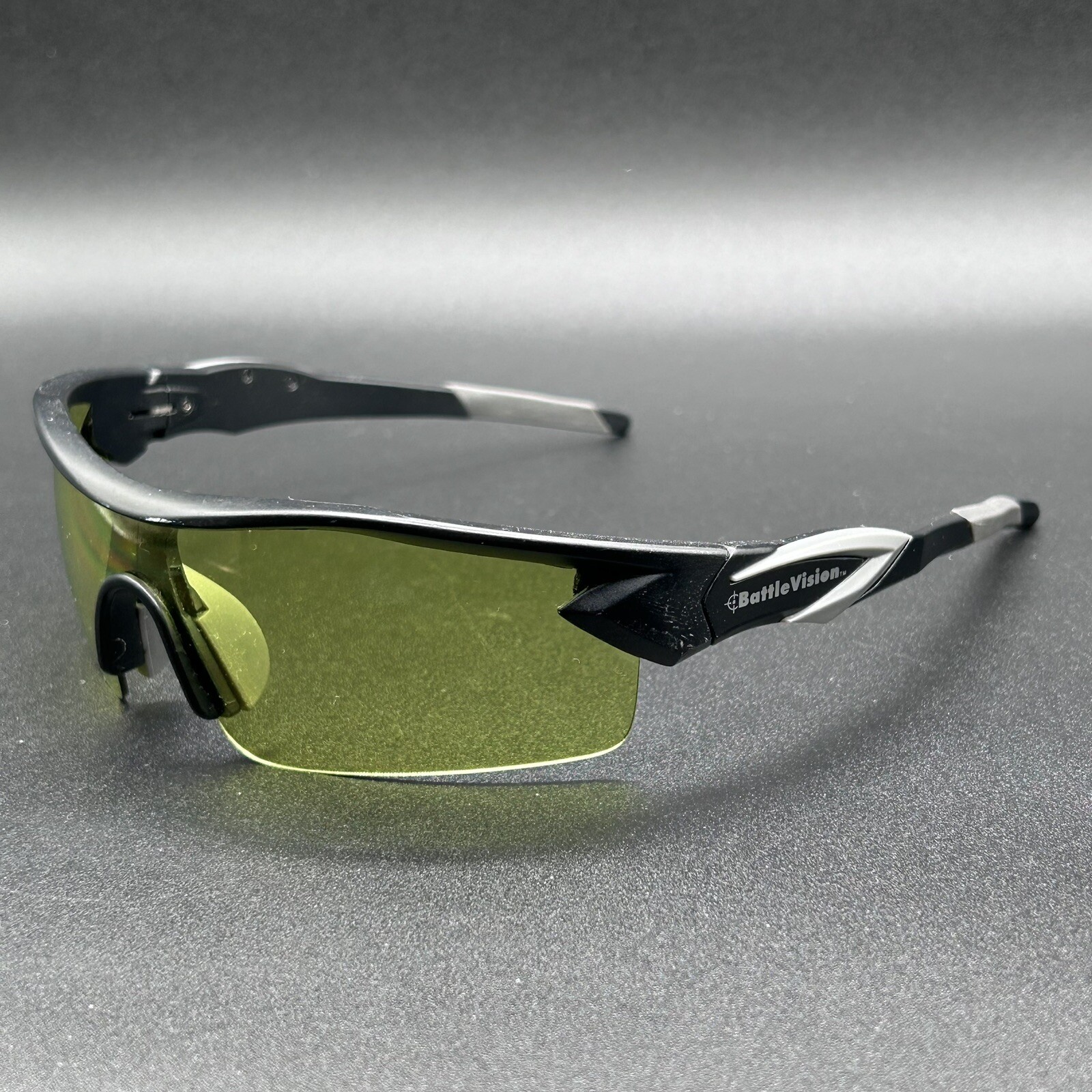 Battle Vision Night Glasses Black w/ Green Lens Wrap Flex Used