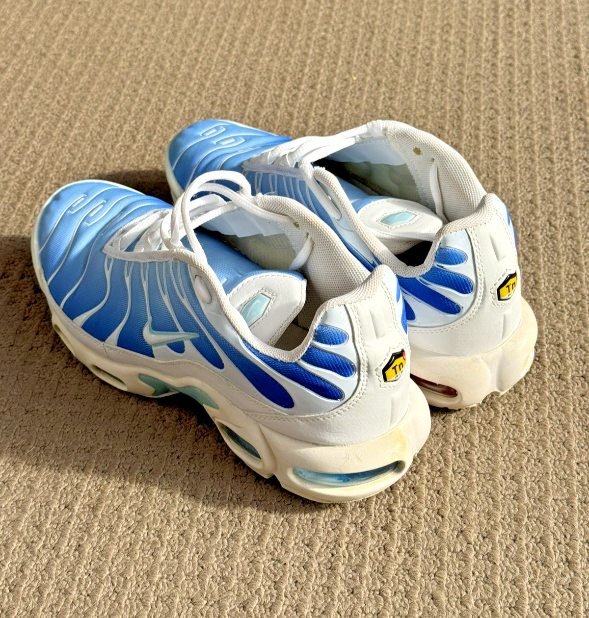 Nike Air Max Plus TN Battle Blue Sky Blue Mens Size 9.5 UK8.5 (852630-411)