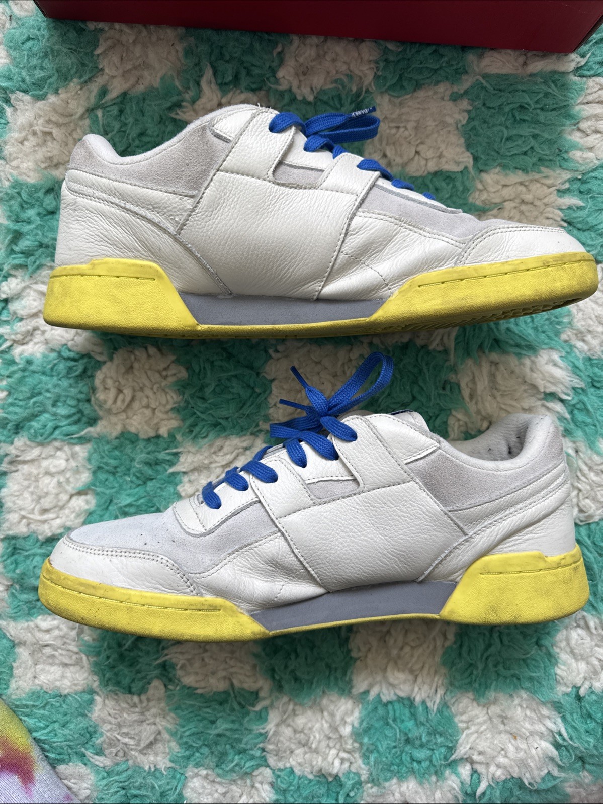 Awake NY x Reebok Workout Plus “Sandtrap / Blue” Size 12.5