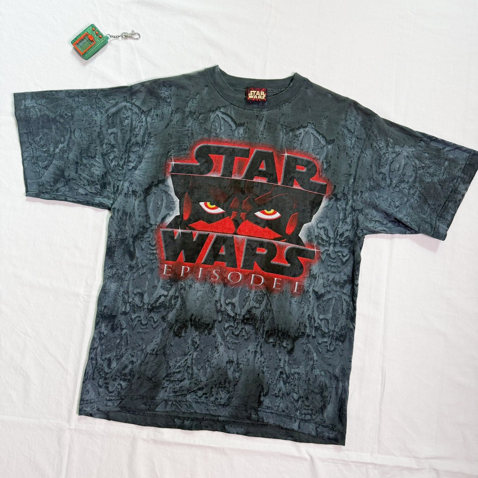 Vintage Star Wars Episode I Darth Maul All Over T-Shirt – M