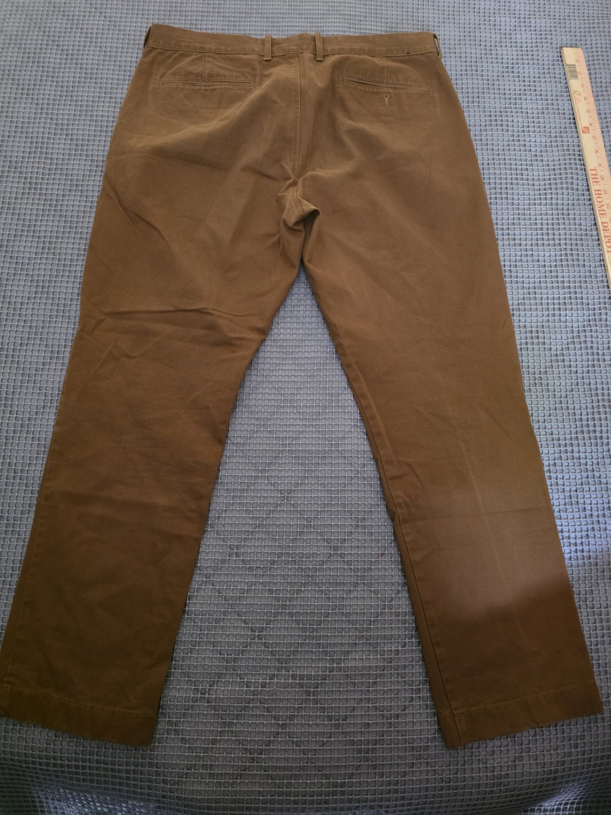 J Crew Men The Sutton Flat Front Chino Golf Pants Brown 36×30