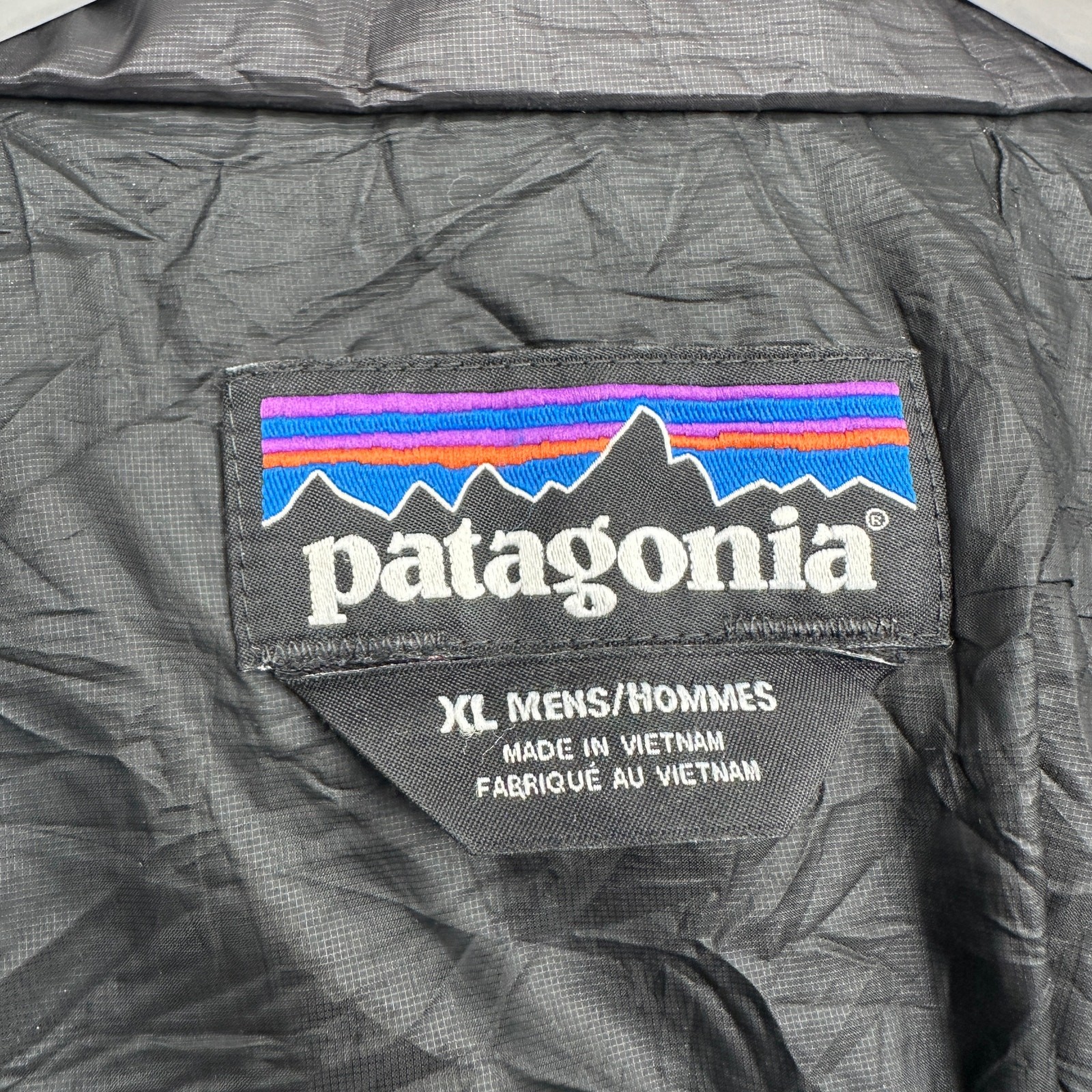 Patagonia Nano Puff Primaloft Puffer Jacket Mens XL Black Full Zip 84212