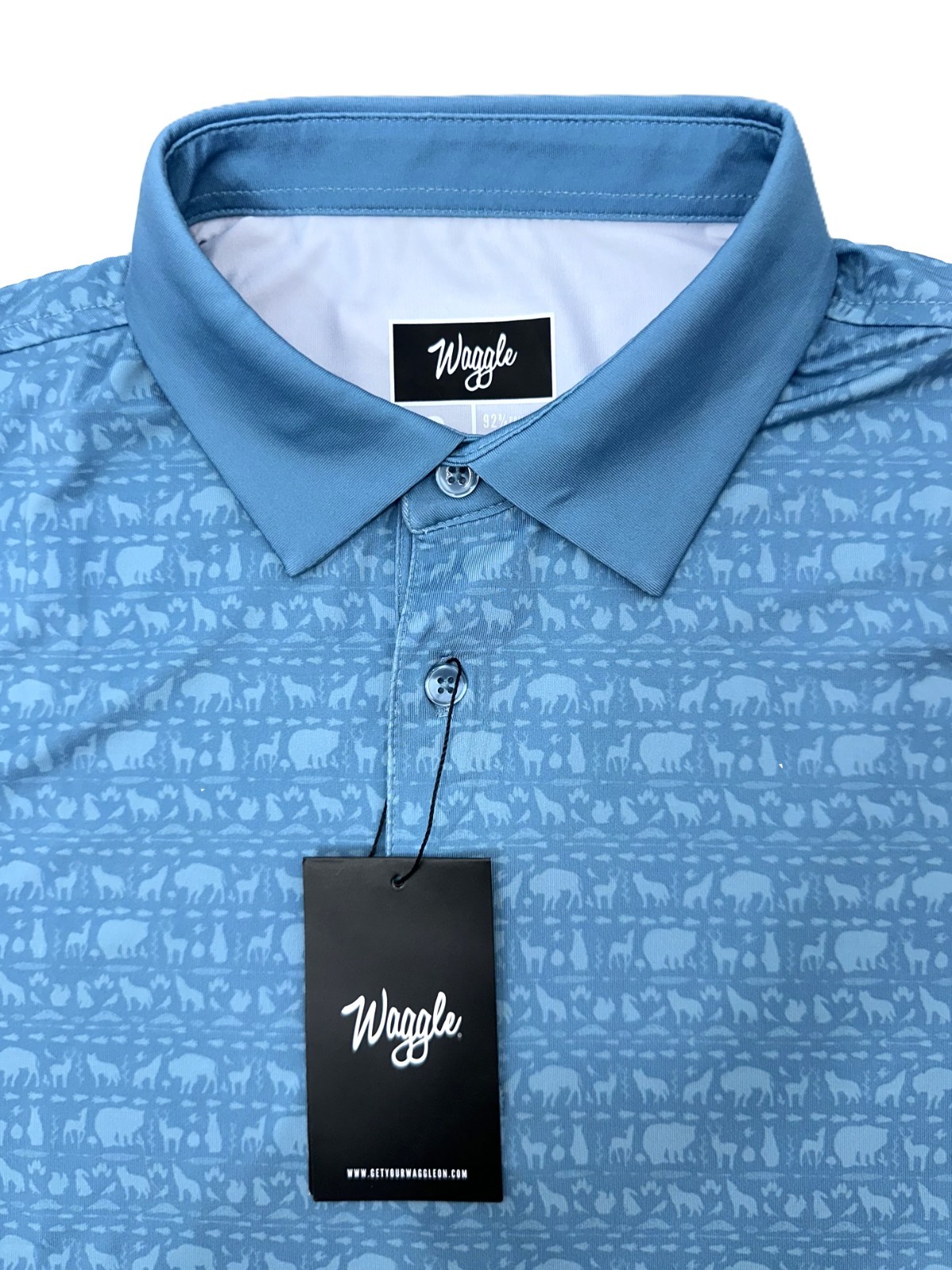 $70 Waggle Men’s Sanctuary Golf Polo Shirt – Sanctuary – Small – New With Tags