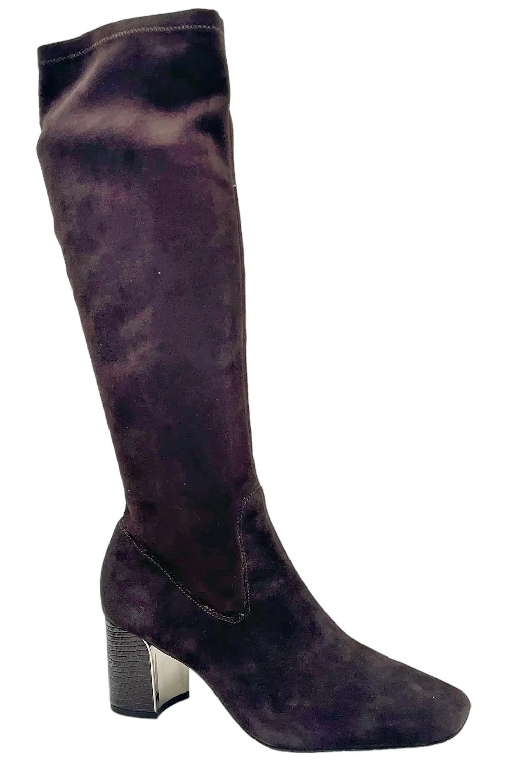 Donald Pliner Women’s Cassidy Suede Tall Shaft Boot Dark Brown