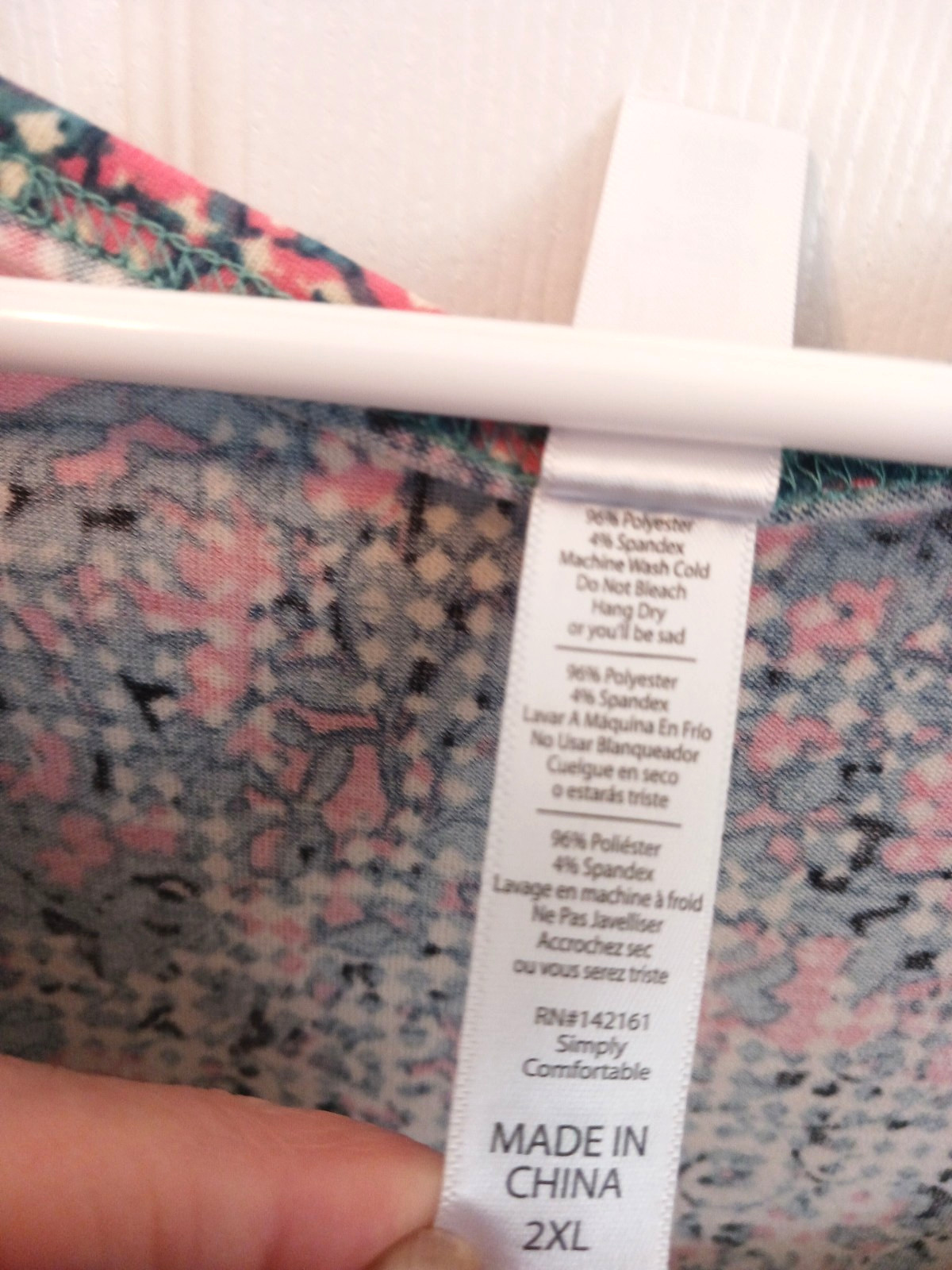 LuLaRoe Pefect T 2XL Multicolor Floral print HI-LOW STYLE WOMEN`S TOP