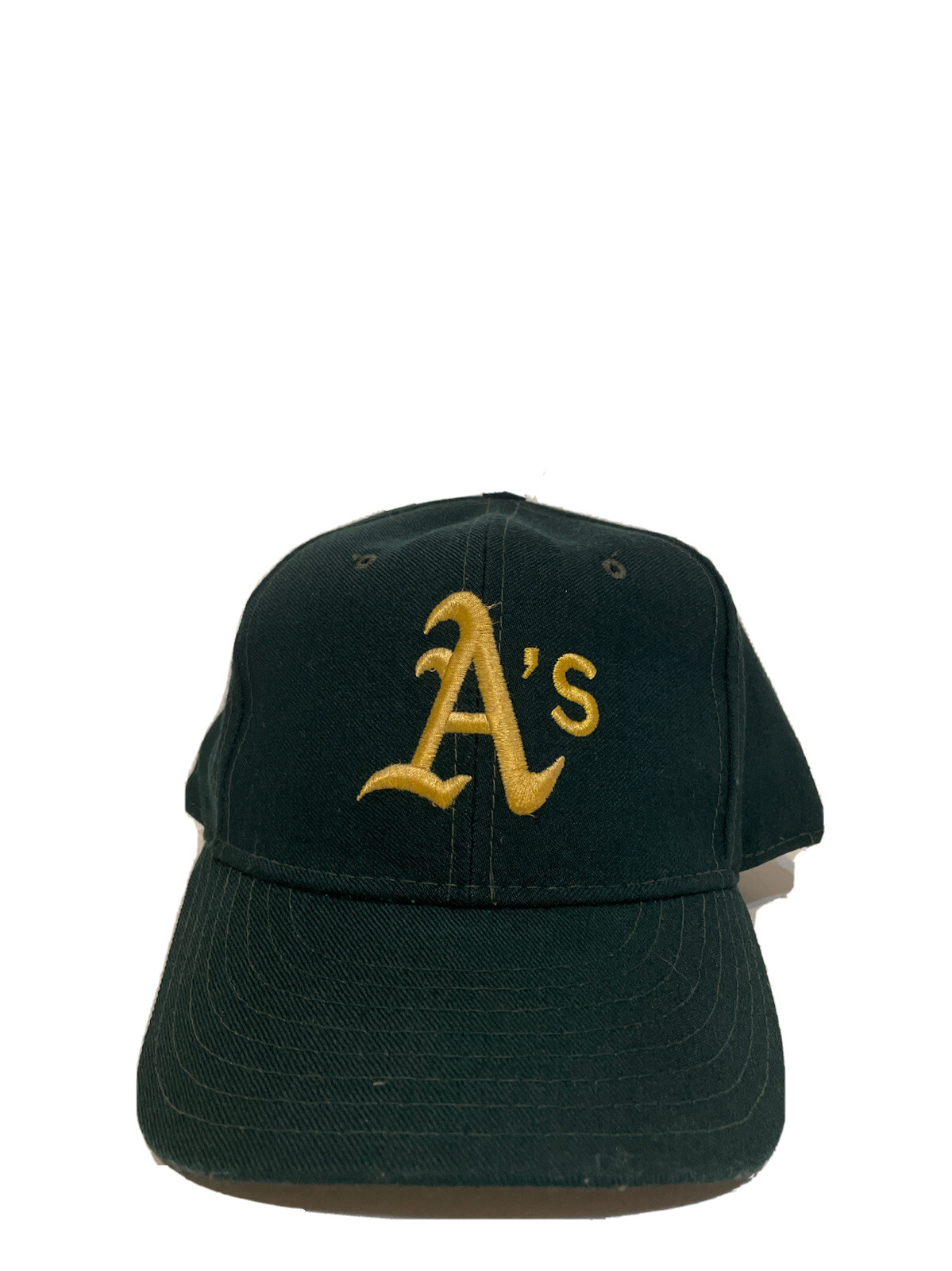 Vintage Oakland Athletics Diamond Collection New Era 5950 Fitted Hat WOOL Sz 7