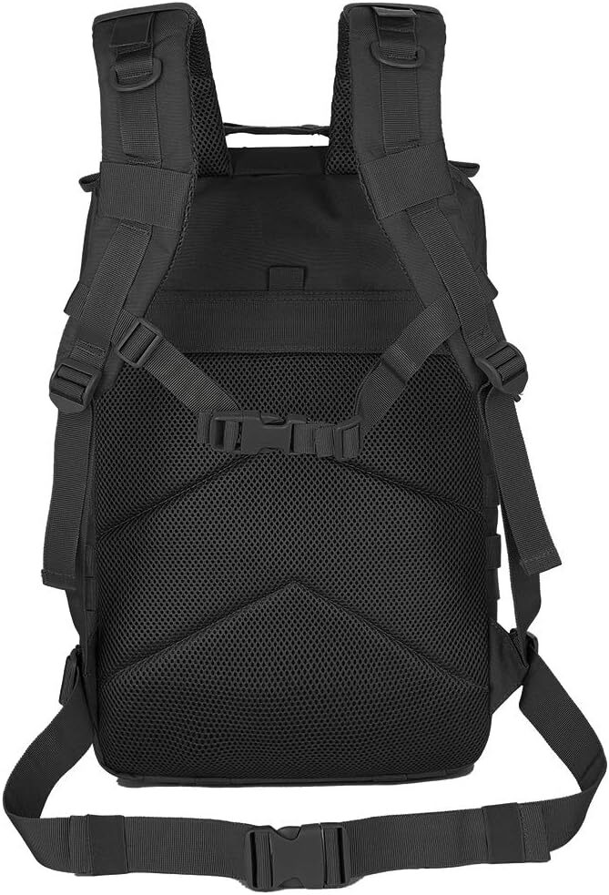 45L Large Military Tactical Backpack Army 3 Day Assault Pack Molle Bag Rucksack