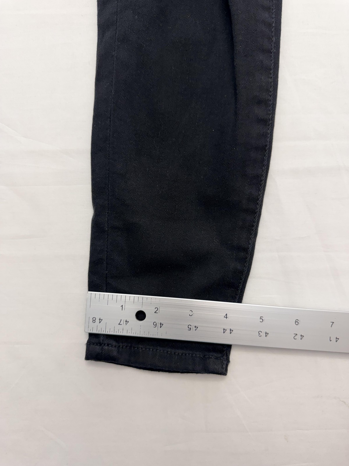 American Eagle Outfitters Jegging Jeans Womens 4 Black Hi-Rise Distressed 27×29