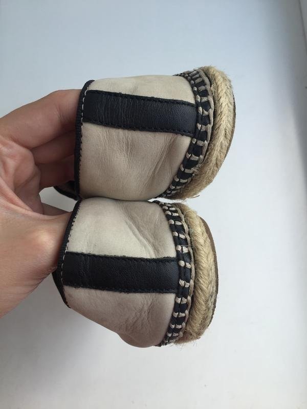 women roots espadrilles beige leather 36.5