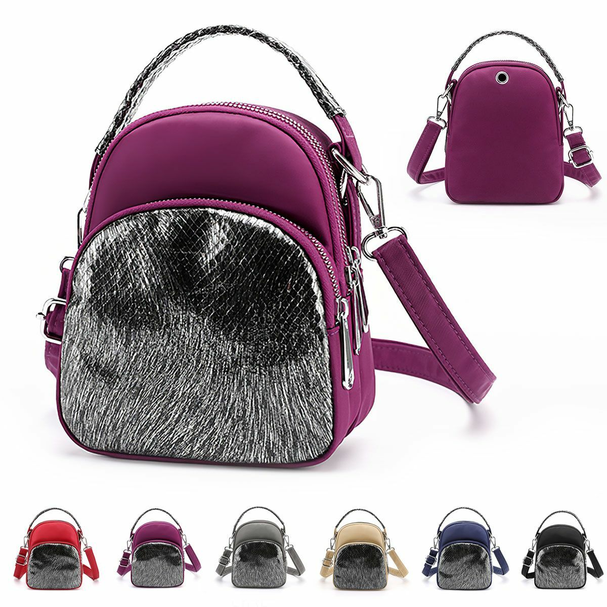 2022 Women Mini Shoulder Handbag Messenger Girl Small Wallet CrossBody Phone Bag