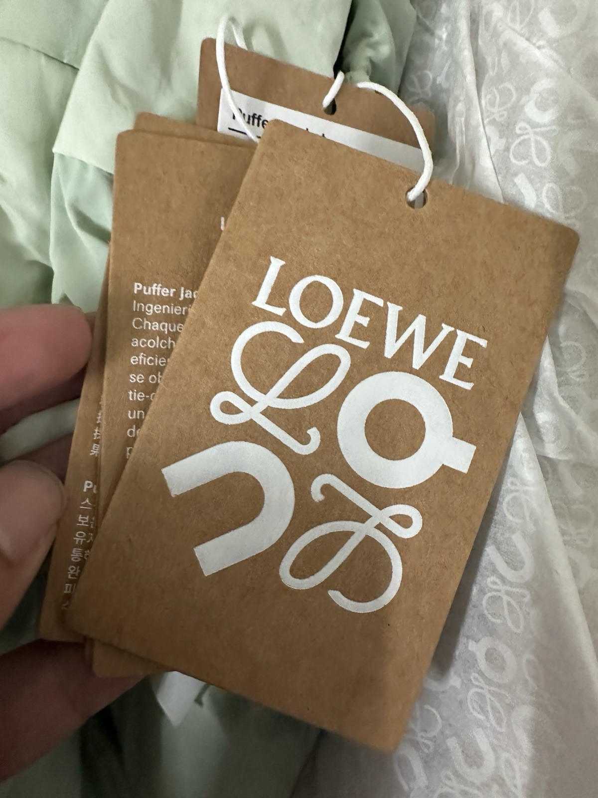 Loewe x On – Hooded Puffer Down Jacket Size XS New