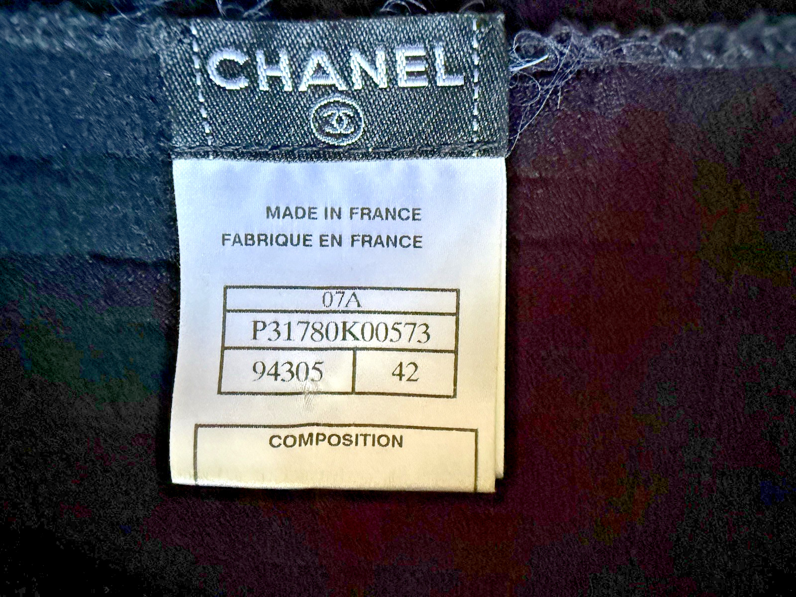 Chanel Fall 2007 07A Black Pleated Knit Dress Size 42 Karl Lagerfeld