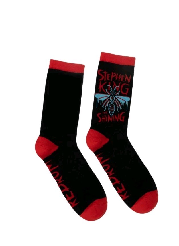 Stephen King The Shining Socks Out of Print Horror Fashion Unisex SMALL 9-11