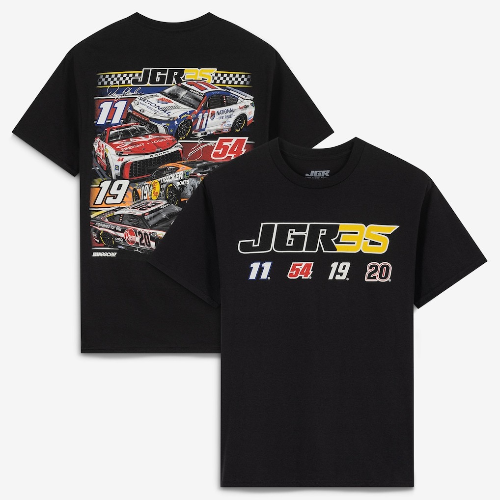 Joe Gibbs Racing 35th Anniversary Shirt JGR35 NASCAR Fan Tee