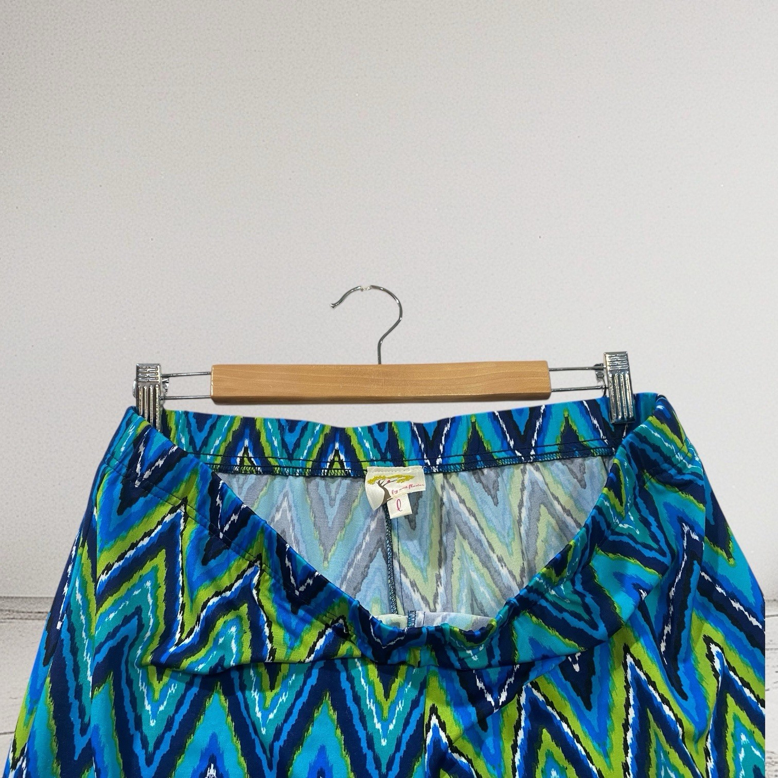 Fig And Flower Womens Wide Leg Pants Size Large Pull On Stretch Boho Chic NWT