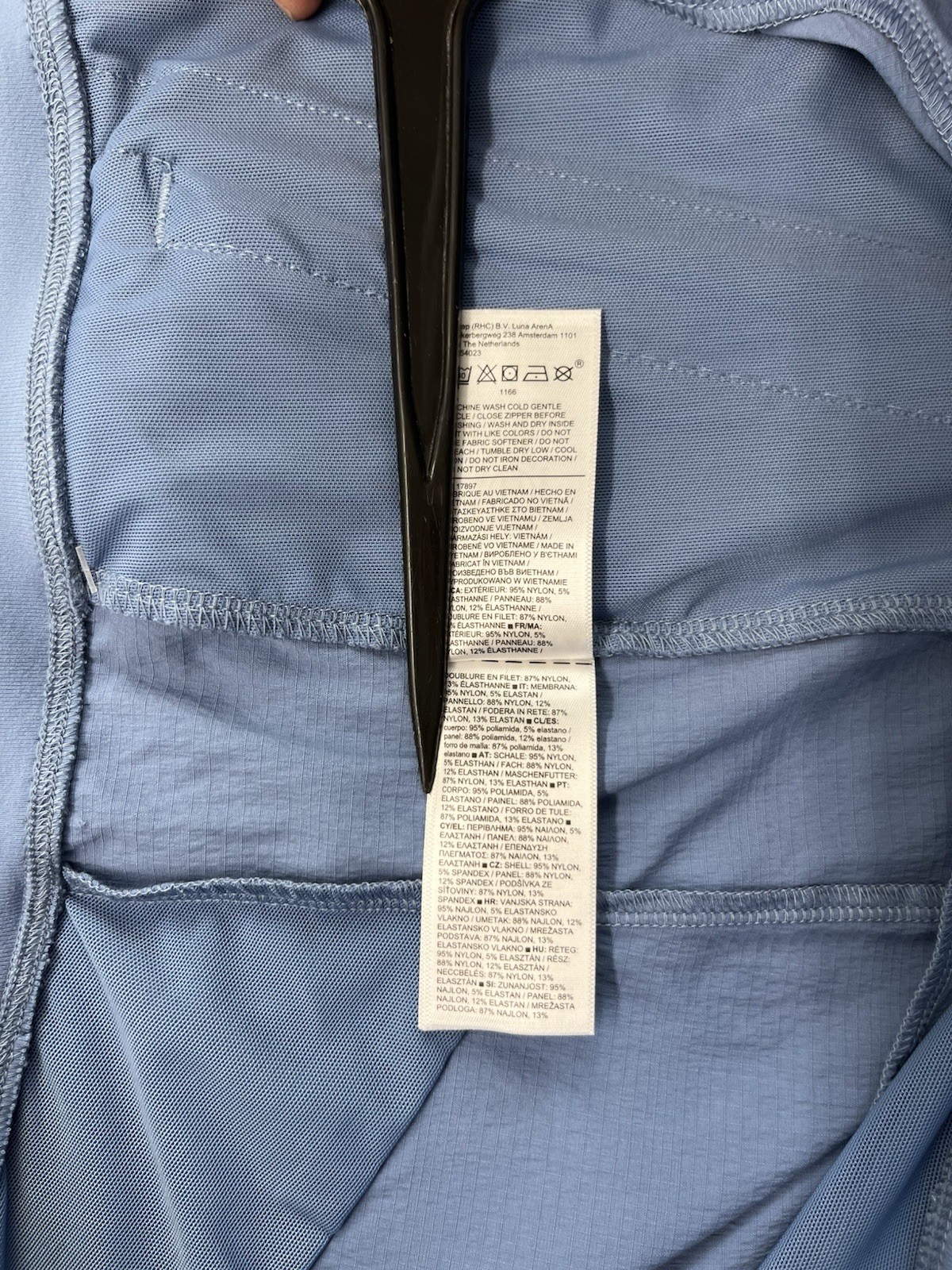 Athleta Trekkie North Short Women 20 Blue Semi-Fitted Ripstop UPF Hiking Outdoor