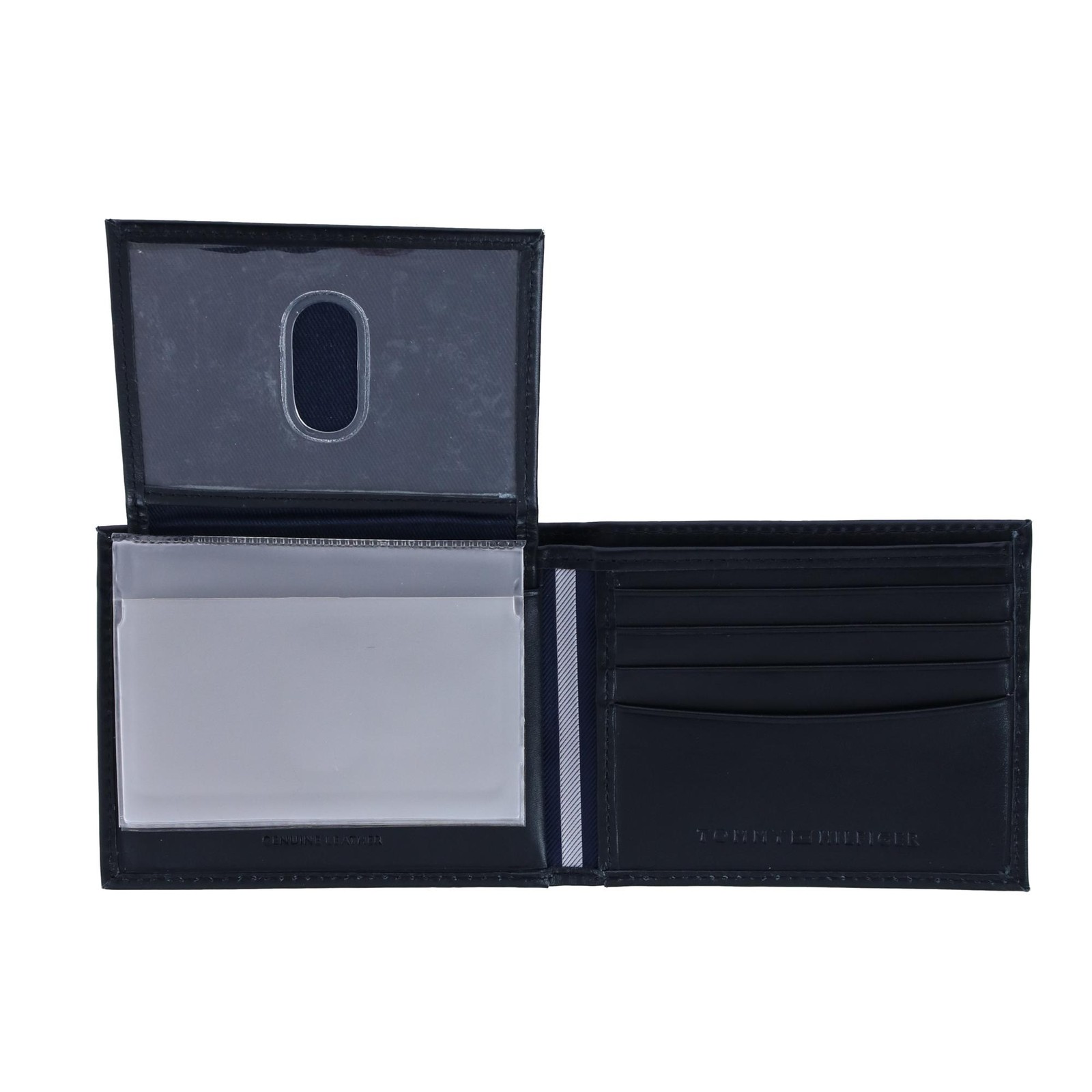 Tommy Hilfiger Men’s Leather Dore Passcase Bifold Wallet