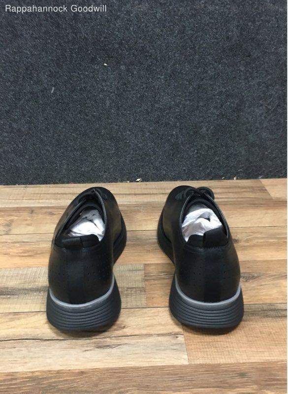 Bruno Marc Men’s Black Perforated Casual Dress Oxford Sneaker Size 10.5