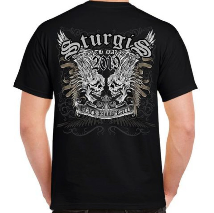 2019 Sturgis Black Hills Rally Afflicted Men’s Short Sleeves T-Shirt