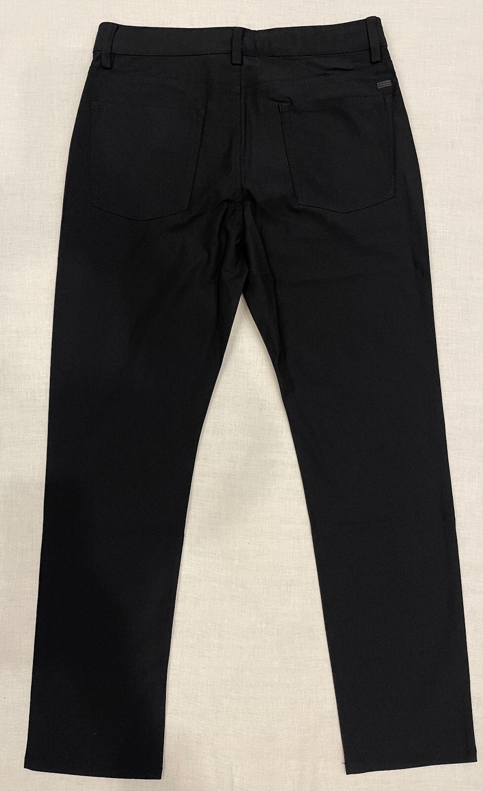 Chaps Mens 5-Pocket Performance Pants Straight Tapered 32X30 Black W32L30