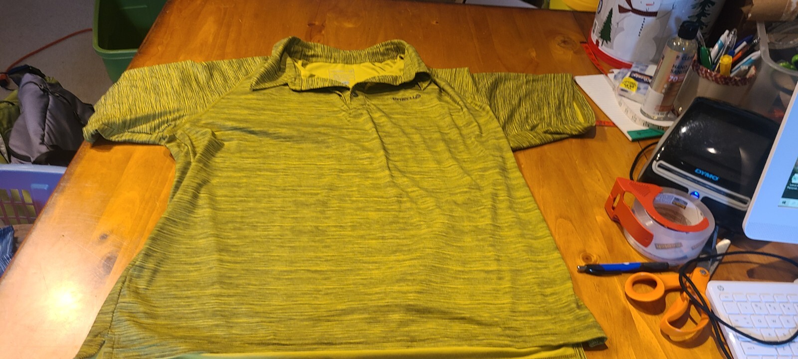 Mens Merrell Opti-Wick S/S polo XL NWOT