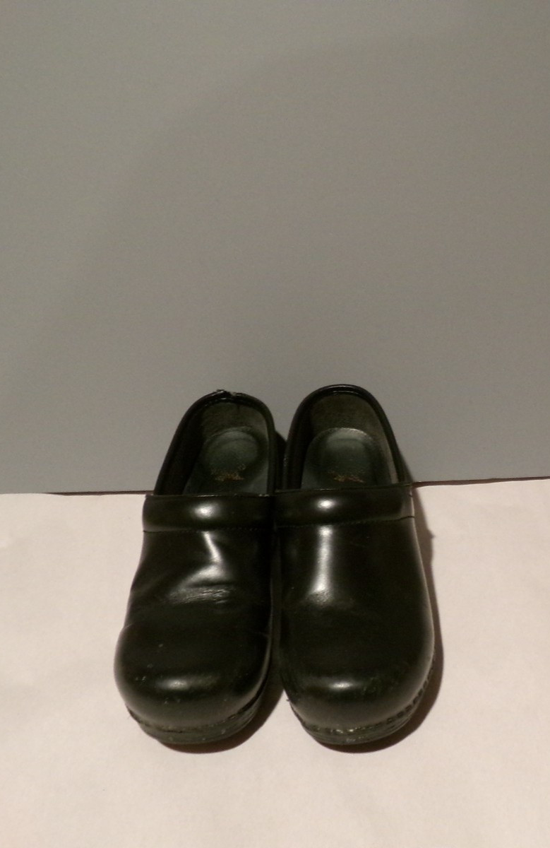 Dansko Professional Clog Black Leather Comfort EU 38 US 8-8.5