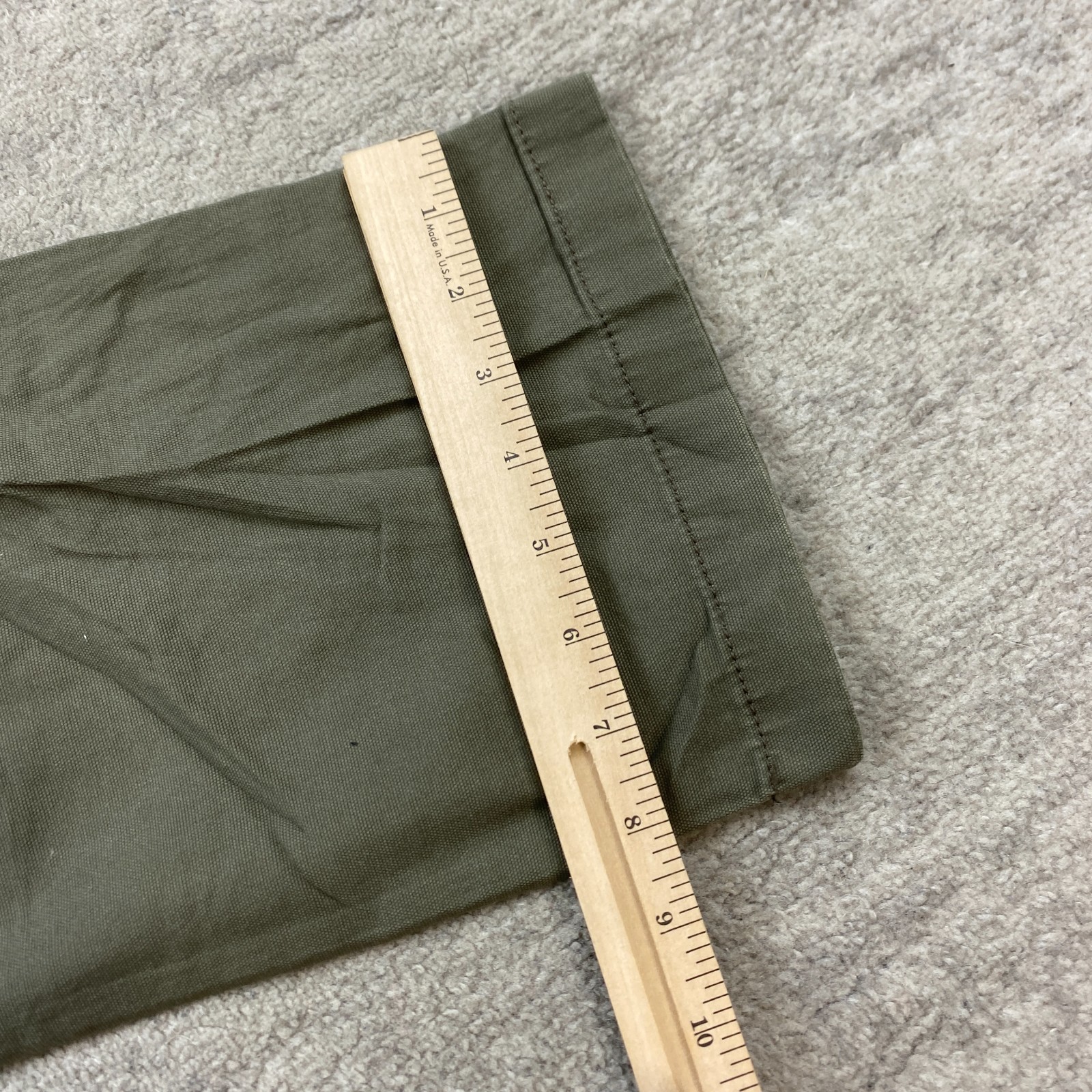 Carhartt 102802 Canvas Double Knee Pants 34 Green Y2K Workwear Rigby Mens 34×30
