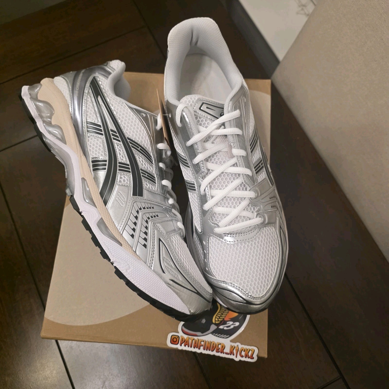 Size 13 – ASICS Gel Kayano 14 White Graphite Grey
