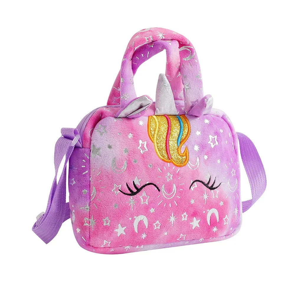 Fashion Sweet Unicorn Handbags For Girls Cute Kid Crossbody Shoulder Bag